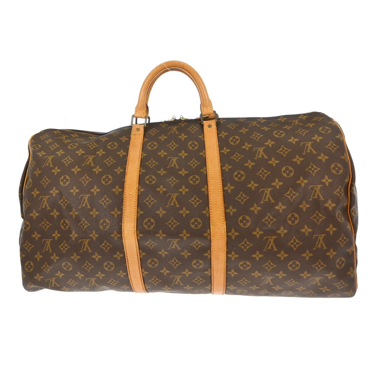 Louis Vuitton Keepall Monogram Canvas Brown Canvas Travel Bag Bag (Pre-Owned)