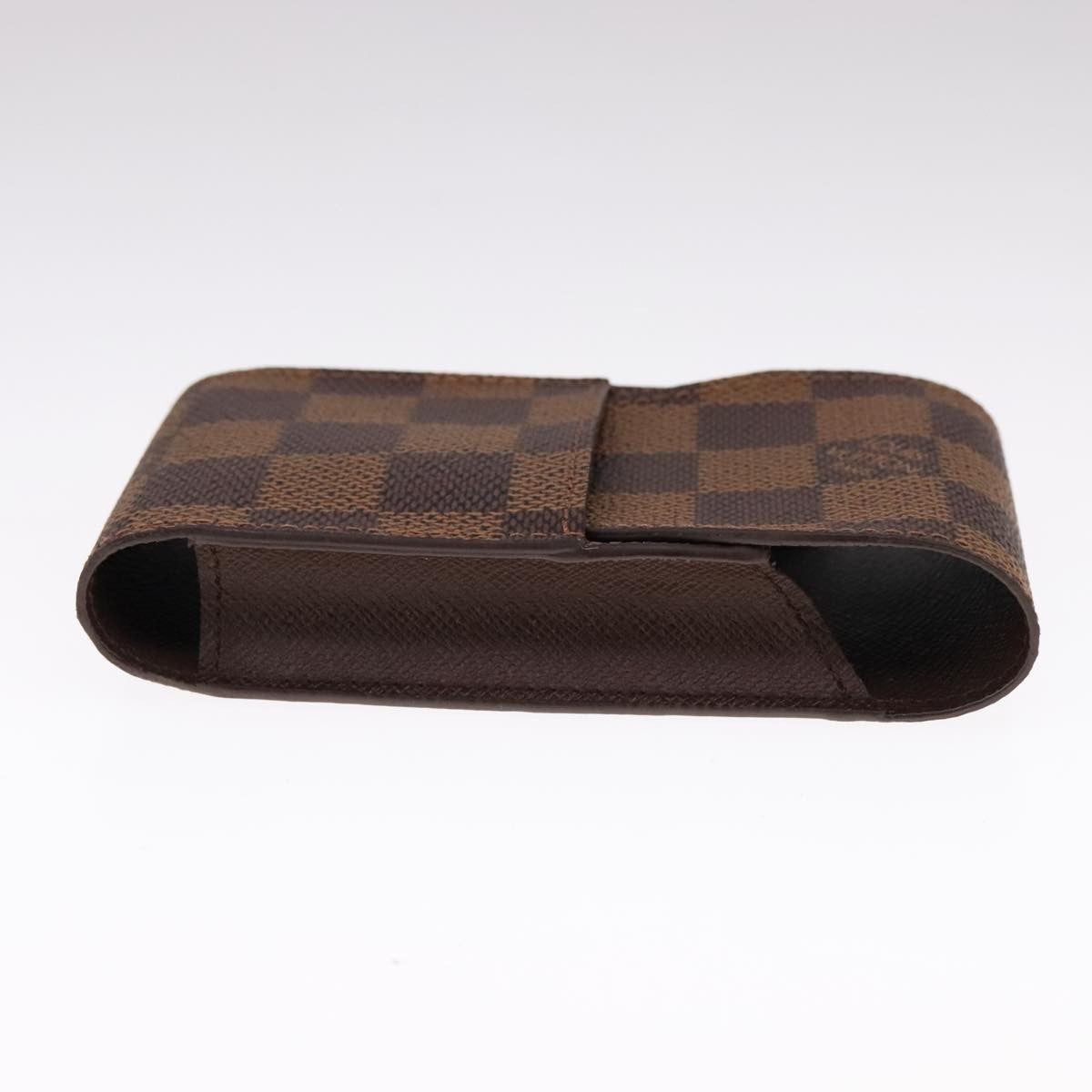 Louis Vuitton Etui Cigarette Case Damier Canvas Brown Canvas Wallets Accessory (Pre-Owned)