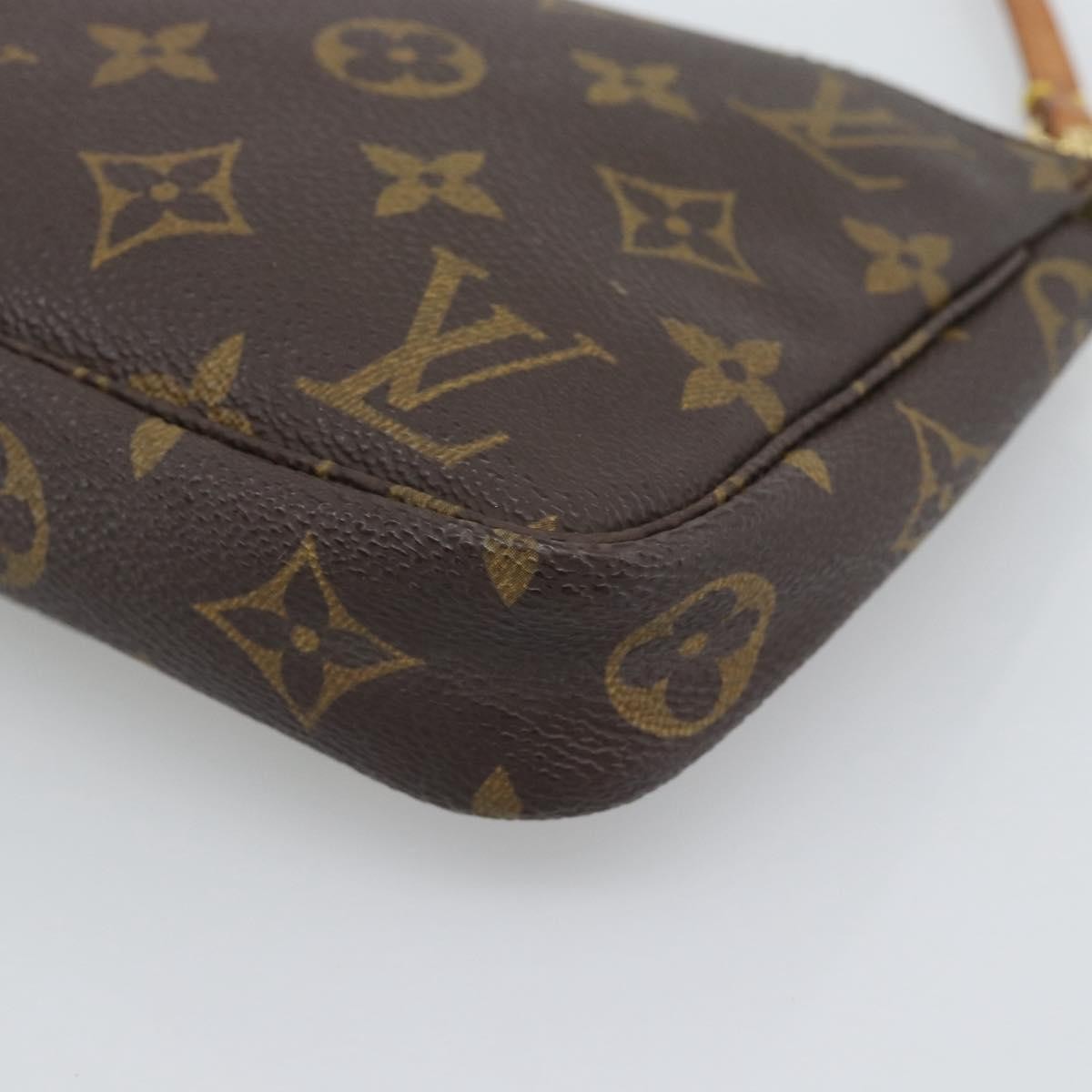 Louis Vuitton Pochette Accessoires Yayoi Kusama Painted Dots Monogram Canvas Brown Canvas Clutche & Pouche Bag (Pre-Owned)