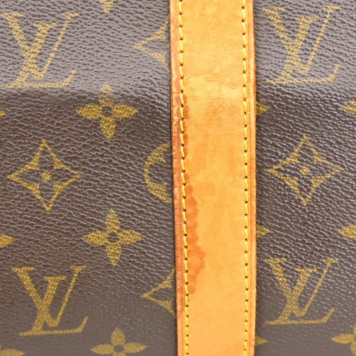 Louis Vuitton Keepall Monogram Canvas Brown Canvas Travel Bag Bag (Pre-Owned)