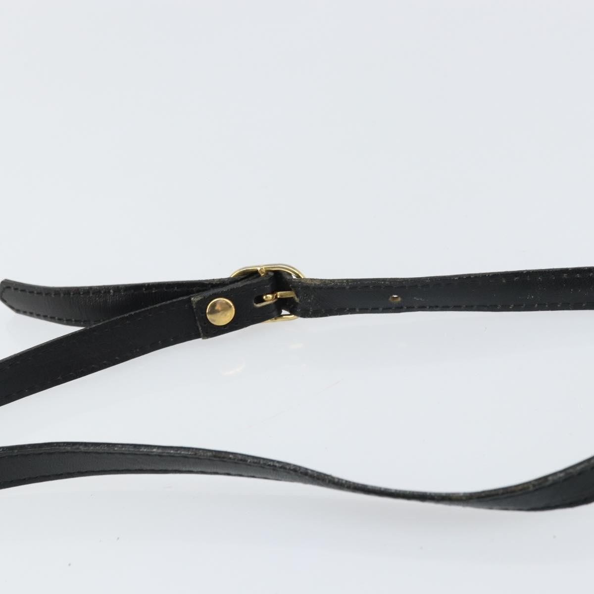 Burberry Vintage Leather Black Leather Shoulder Bag Bag (Pre-Owned)