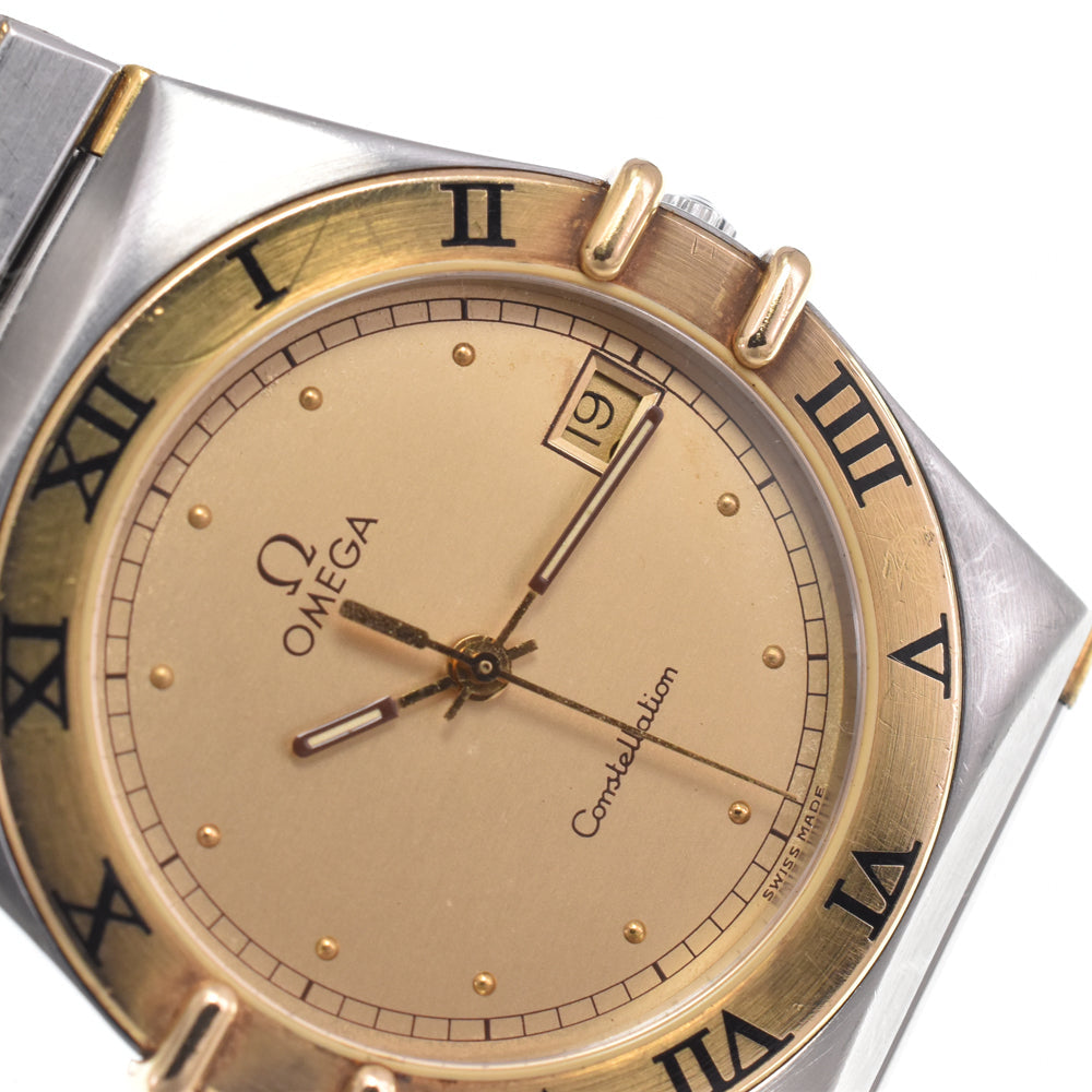 Omega Constellation Quartz Stainless Steel And Yellow Gold Watch (Pre-Owned)