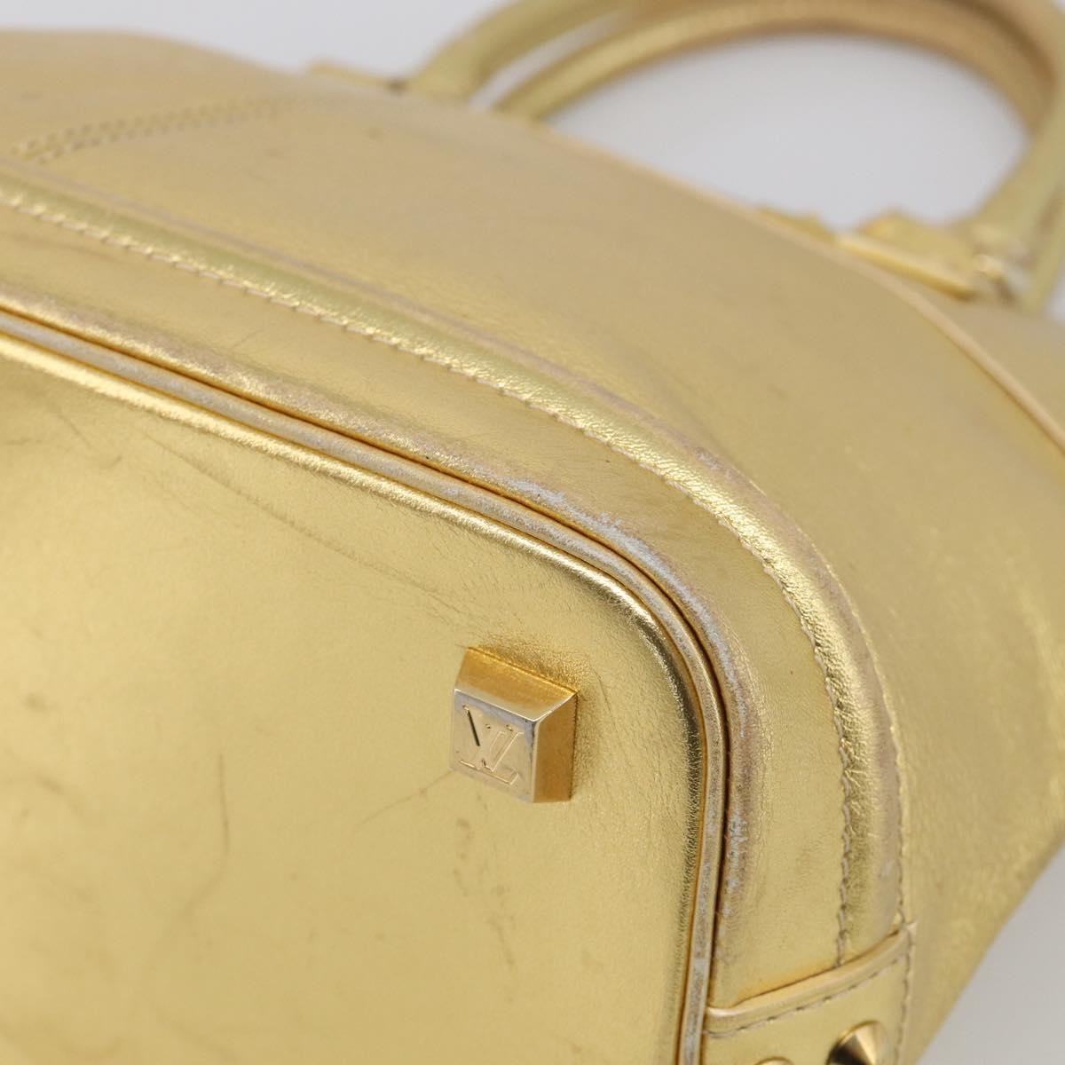 Louis Vuitton Suhali Lockit Leather Gold Leather Handbag (Pre-Owned)