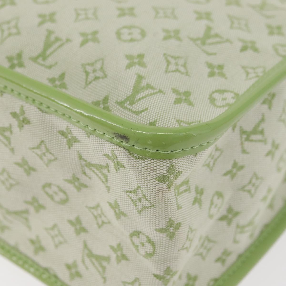 Louis Vuitton Kathleen Mini Lin Green Canvas Tote Bag Bag (Pre-Owned)