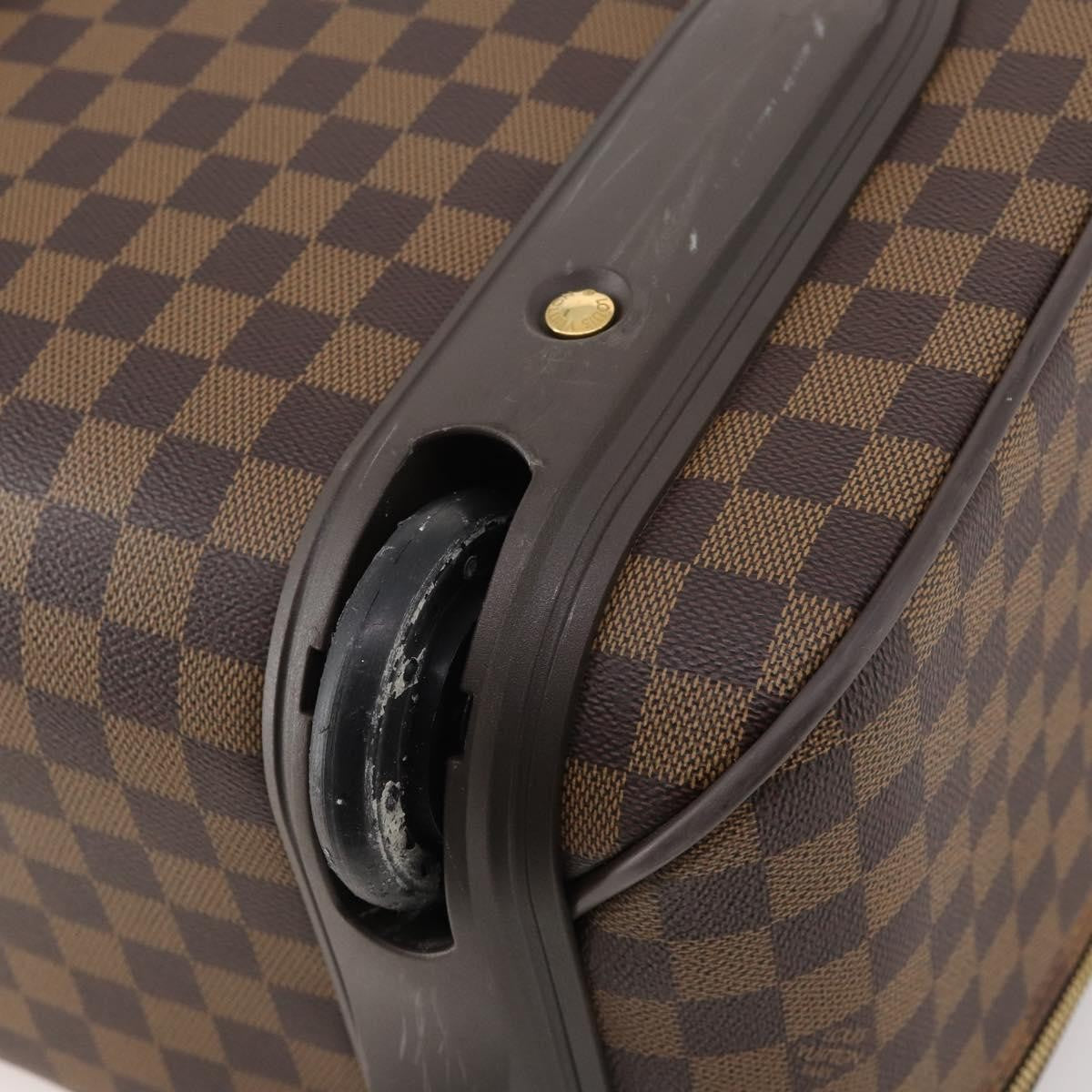 Louis Vuitton Pegase Business Luggage Damier Ebene Black Canvas Travel Bag Bag (Pre-Owned)