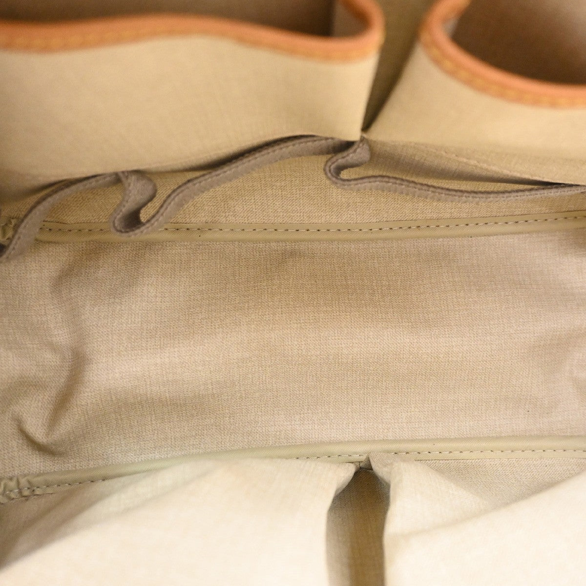 Louis Vuitton Deauville Monogram Brown Canvas Handbag (Pre-Owned)