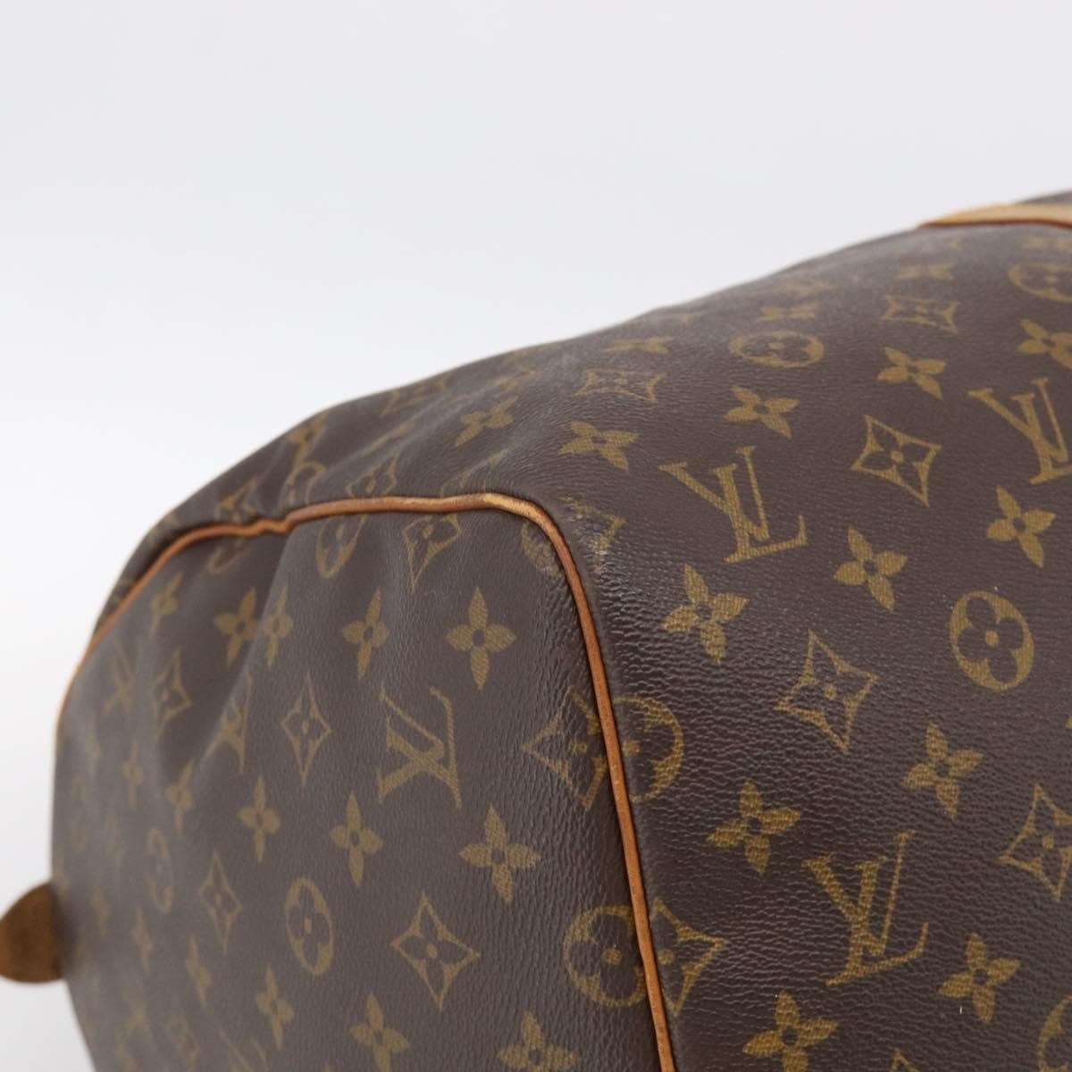Louis Vuitton Keepall Monogram Canvas Brown Canvas Travel Bag Bag (Pre-Owned)