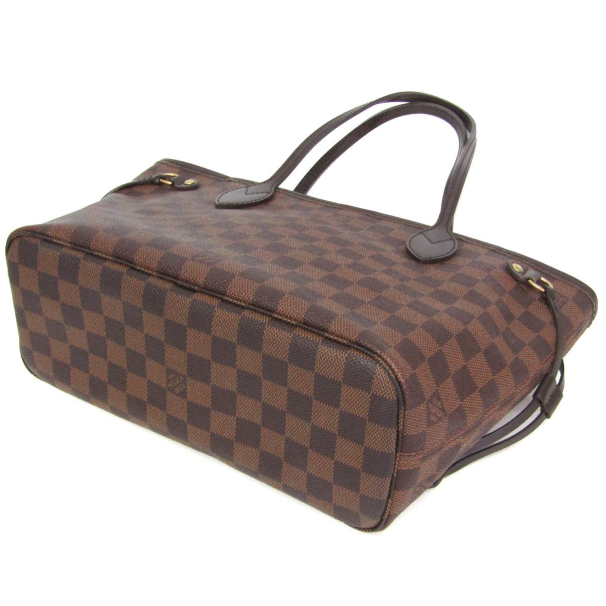 Louis Vuitton Neverfull Damier Brown Canvas Tote Bag Bag (Pre-Owned)