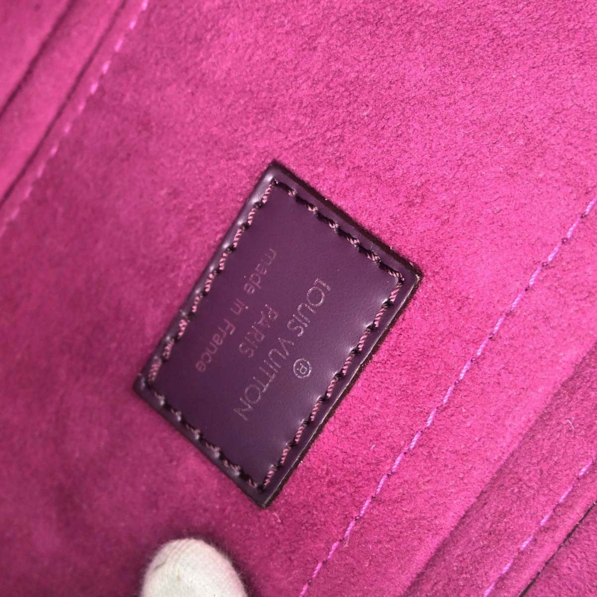 Louis Vuitton Montaigne Clutch Epi Leather Purple Leather Clutche & Pouche Bag (Pre-Owned)