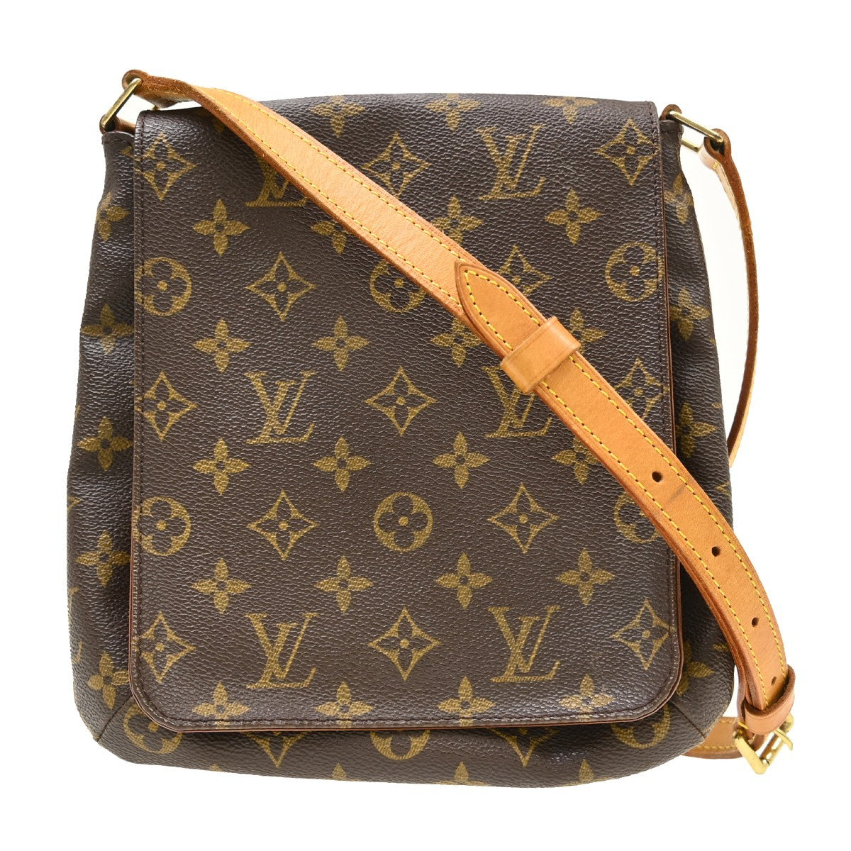 Louis Vuitton Musette Salsa Monogram Canvas Brown Canvas Shoulder Bag Bag (Pre-Owned)