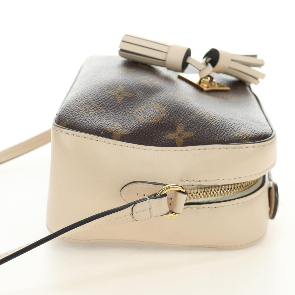 Louis Vuitton Saintonge Monogram Canvas With Leather Brown Canvas Shoulder Bag Bag (Pre-Owned)