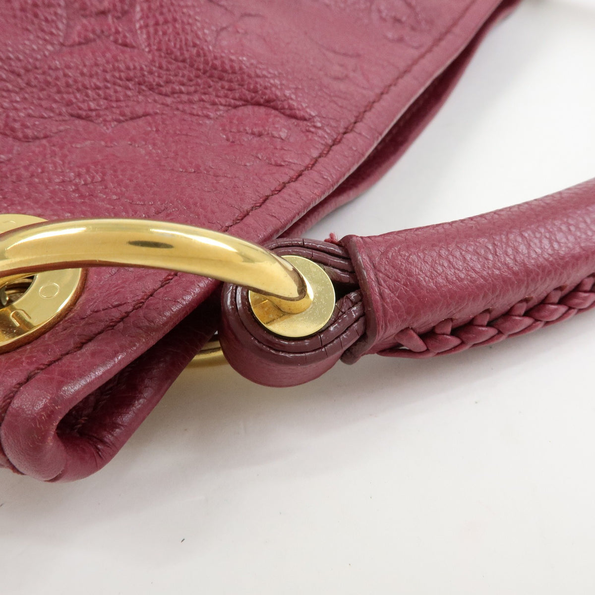 Louis Vuitton Artsy Monogram Empreinte Leather Burgundy Leather Handbag (Pre-Owned)