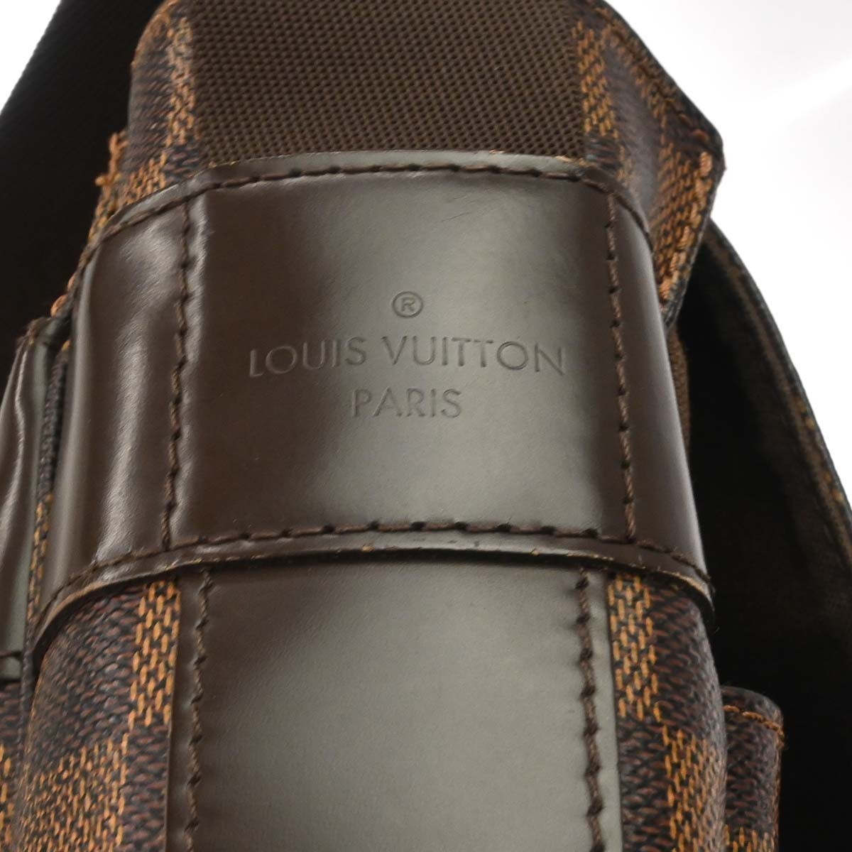 Louis Vuitton Bastille Damier Brown Canvas Shoulder Bag Bag (Pre-Owned)