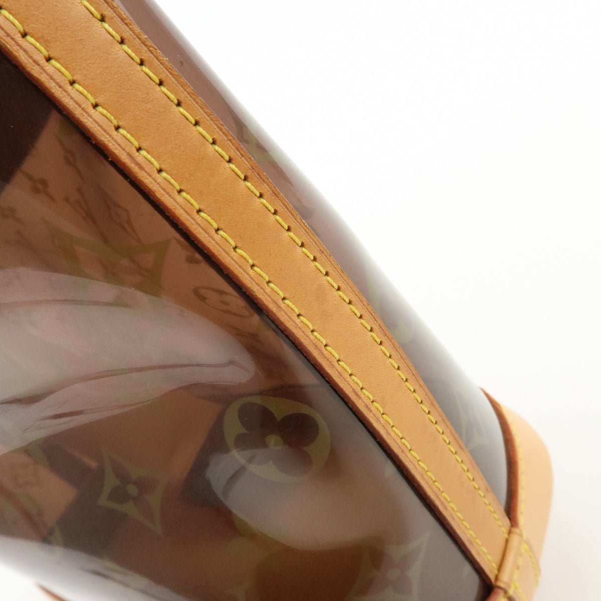 Louis Vuitton Sac Ambre Monogram Vinyl Brown Plastic Handbag (Pre-Owned)