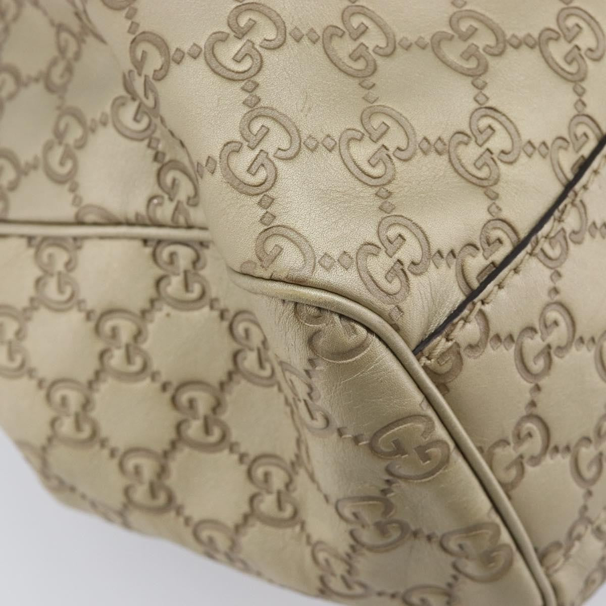 Gucci Sukey Guccissima Leather Gold Canvas Tote Bag Bag (Pre-Owned)