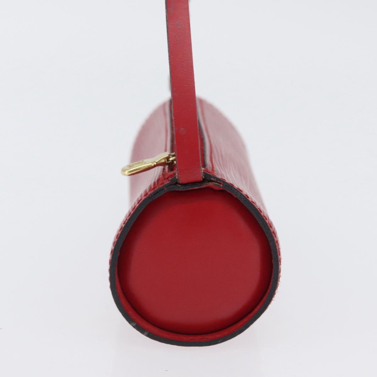 Louis Vuitton Soufflot Pochette Epi Leather Red Leather Clutche & Pouche Bag (Pre-Owned)