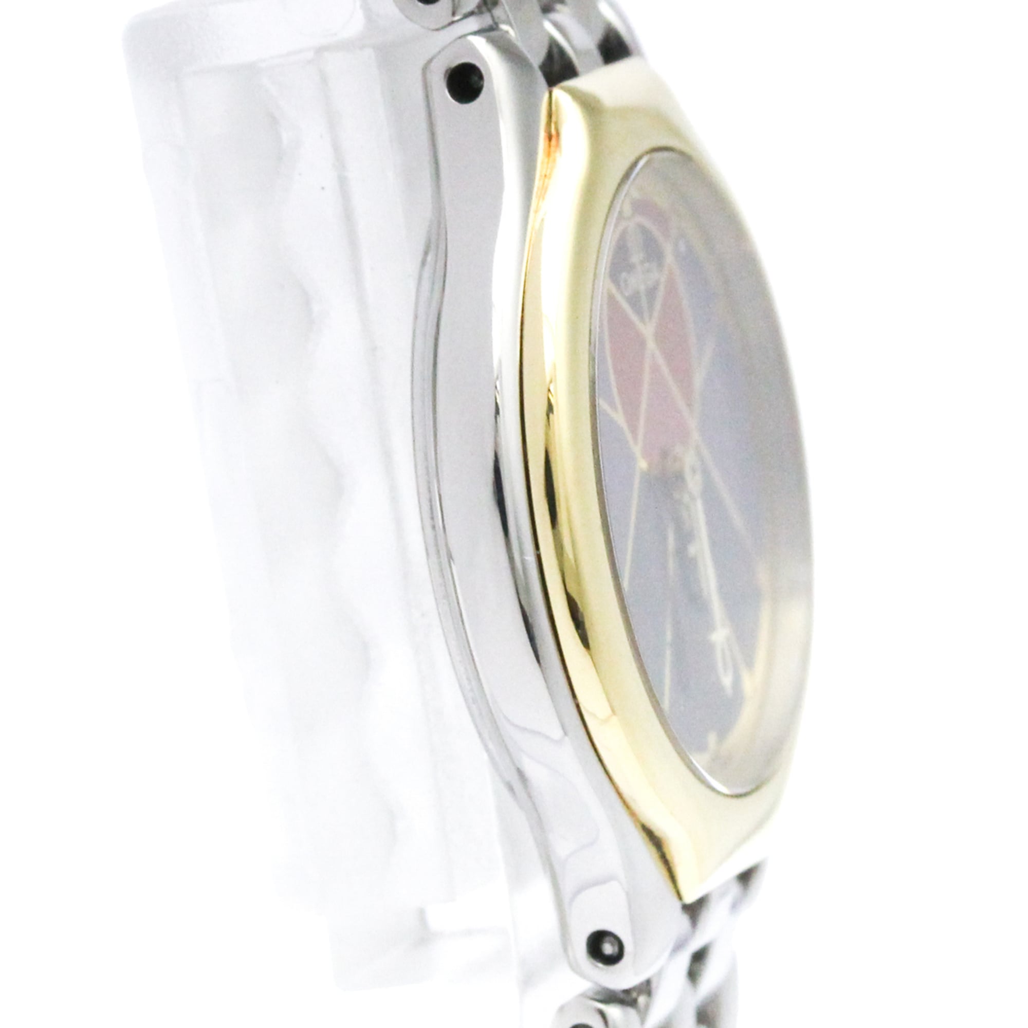 Omega De Ville Quartz Stainless Steel And Yellow Gold Watch (Pre-Owned)