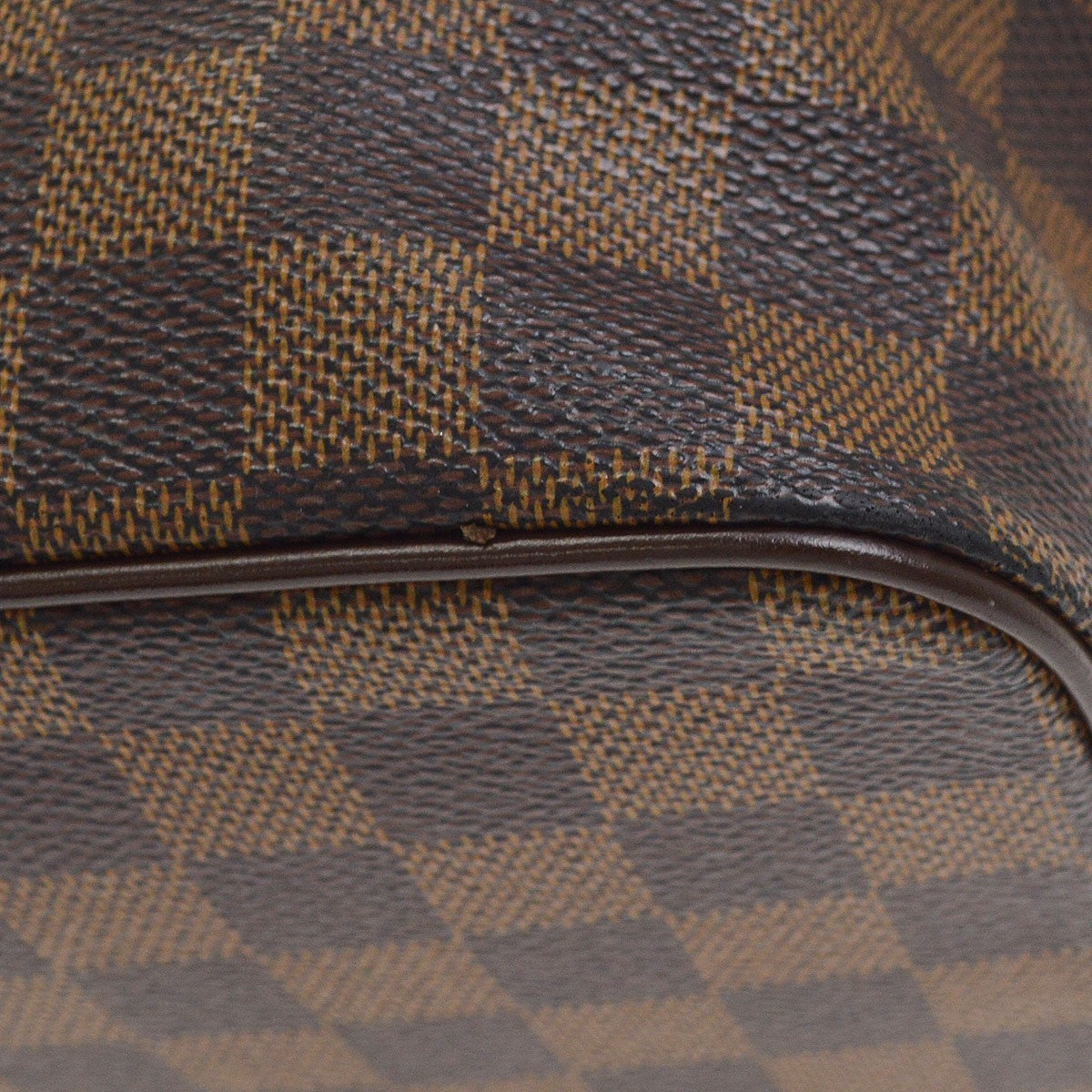 Louis Vuitton Saleya Damier Brown Canvas Handbag (Pre-Owned)