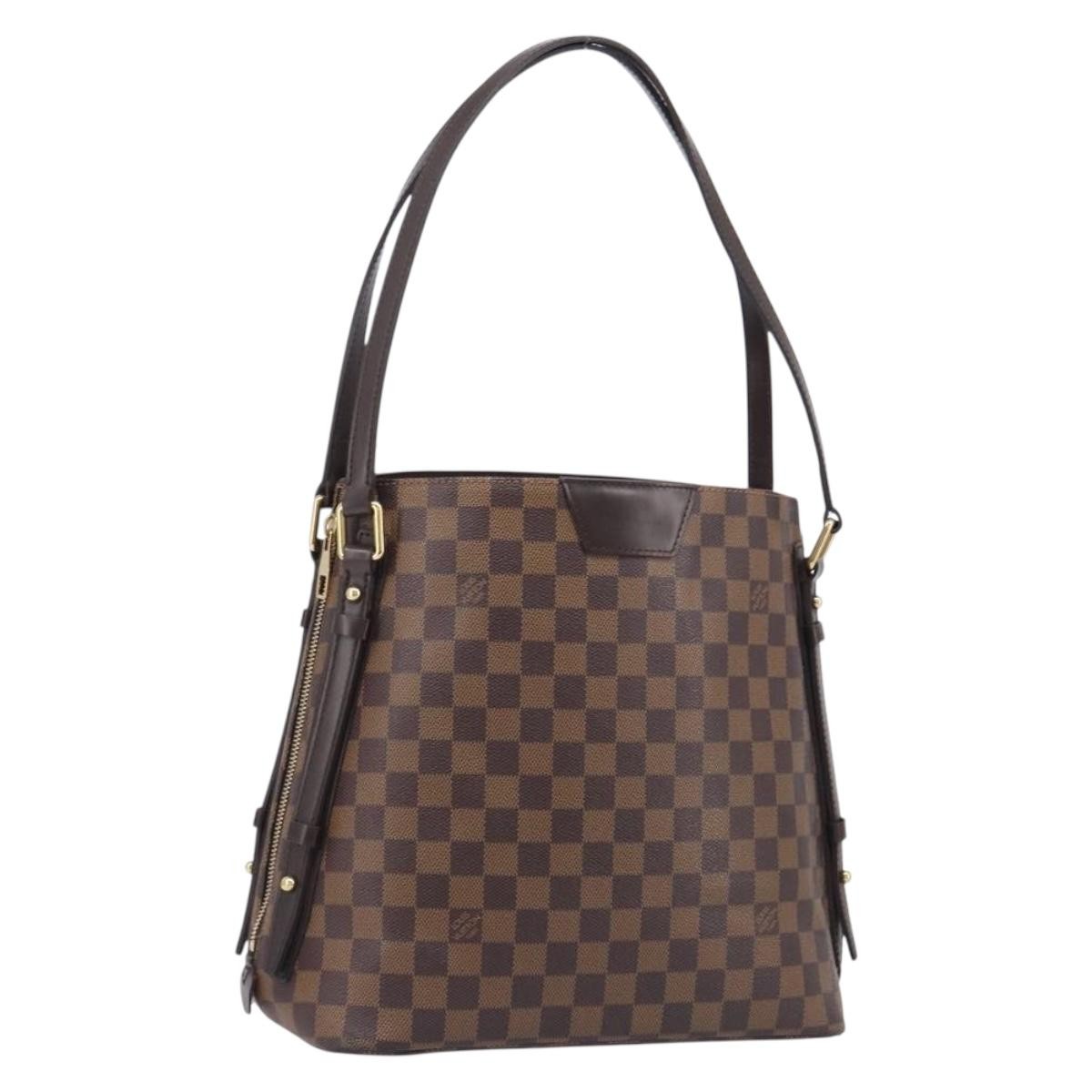 Louis Vuitton Cabas Rivington Damier Brown Canvas Tote Bag Bag (Pre-Owned)