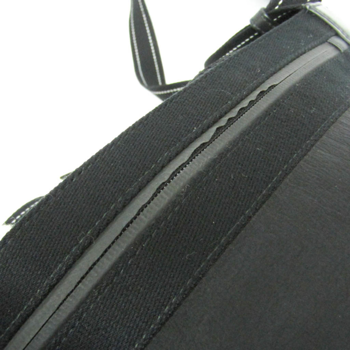 Bottega Veneta Paper Touch Bucket Nylon With Mesh Black Nylon Shoulder Bag Bag (Pre-Owned)