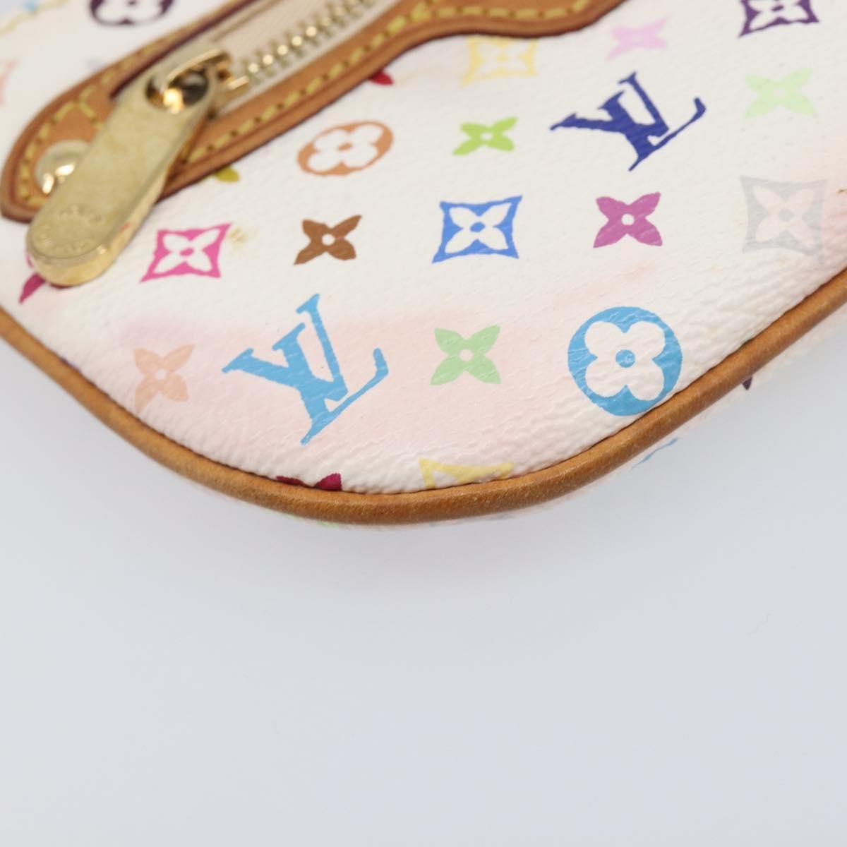 Louis Vuitton Pochette Plate Monogram Multicolor Multicolour Canvas Clutche & Pouche Bag (Pre-Owned)