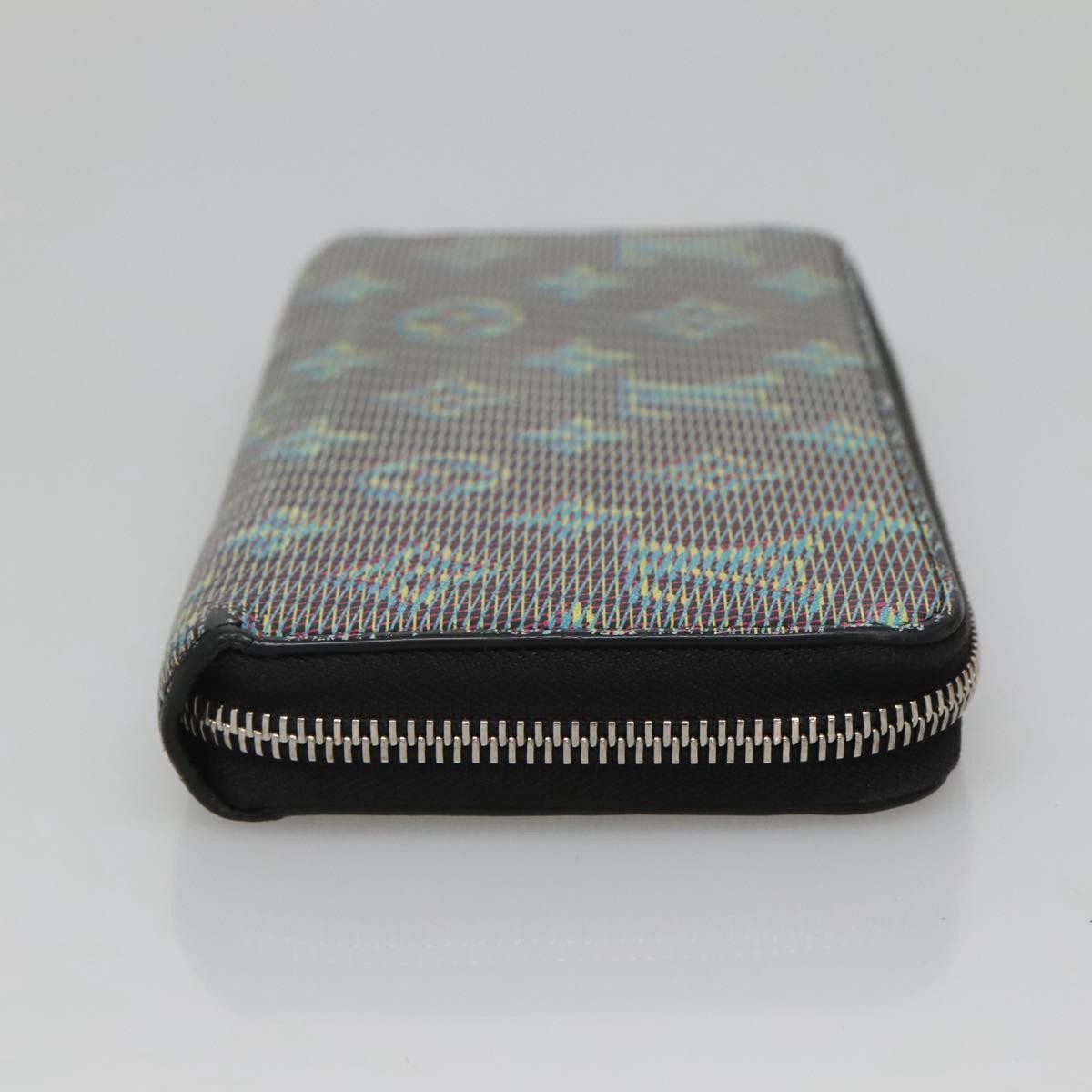 Louis Vuitton Zippy Wallet Nm Monogram Canvas Green Canvas Wallets Accessory (Pre-Owned)