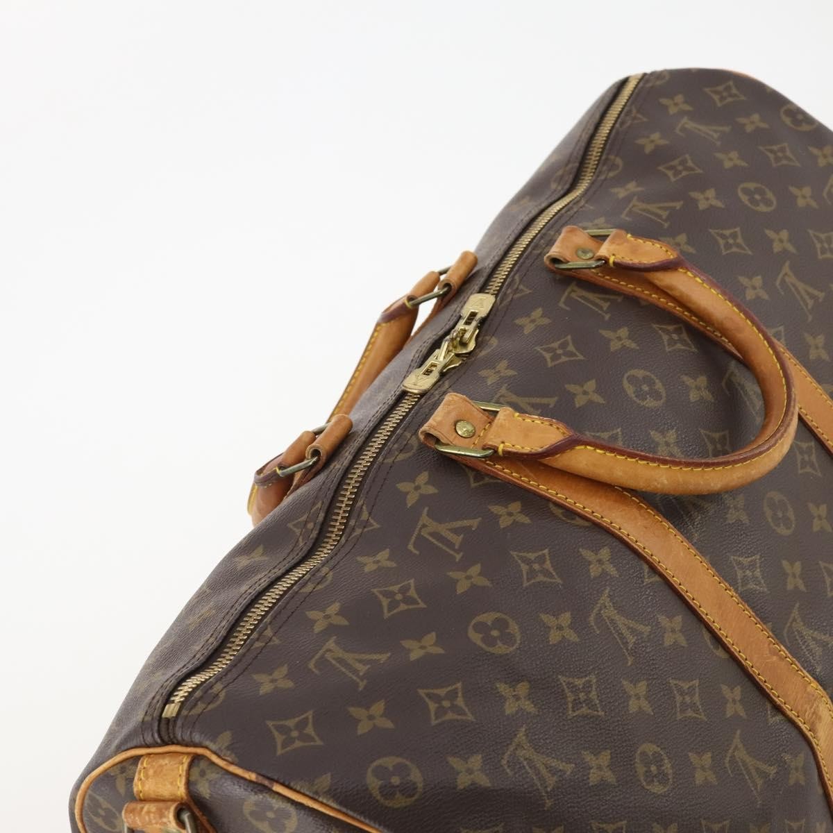 Louis Vuitton Keepall Bandouliere Monogram Canvas Multicolour Canvas Travel Bag Bag (Pre-Owned)