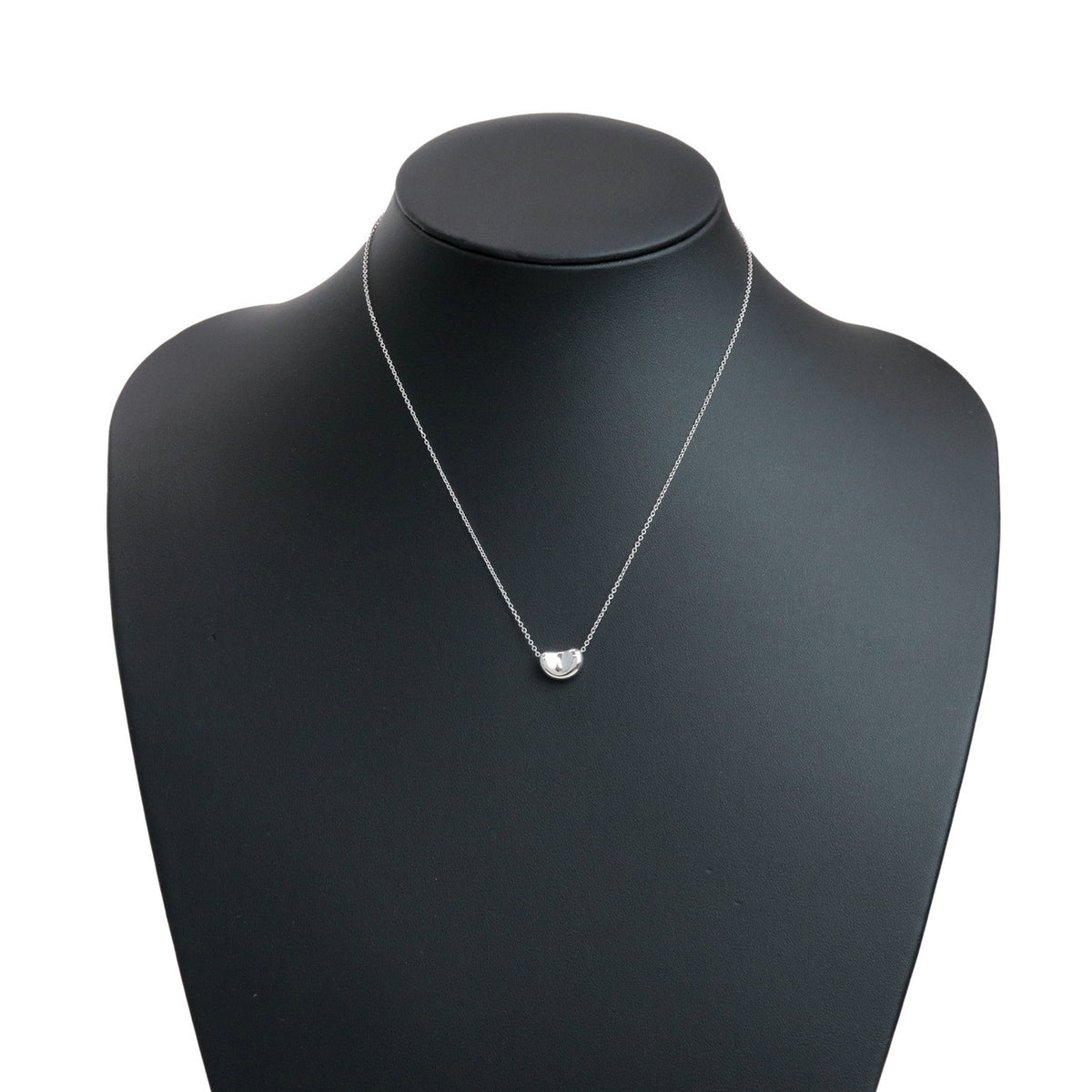 Tiffany & Co. Elsa Peretti Bean Pendant Sterling Silver Silver Silver Necklace Jewelry (Pre-Owned)