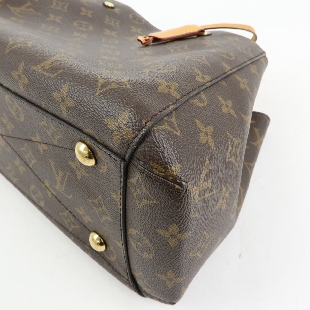 Louis Vuitton Montaigne Monogram Canvas Brown Canvas Handbag (Pre-Owned)