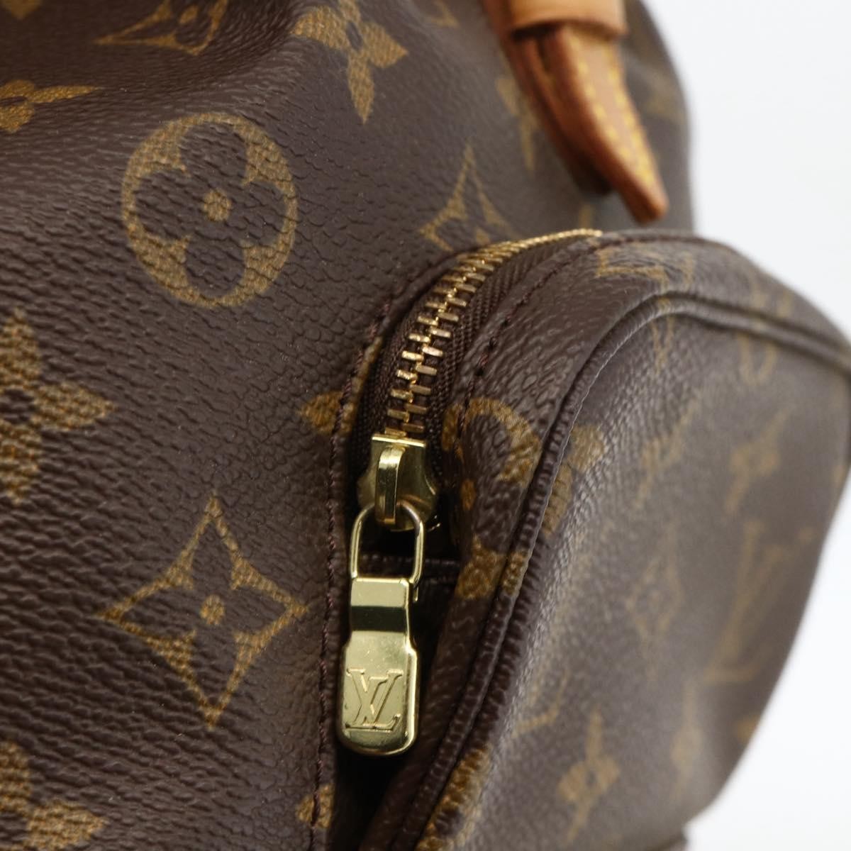 Louis Vuitton Vintage Montsouris Monogram Canvas Brown Canvas Backpack Bag (Pre-Owned)