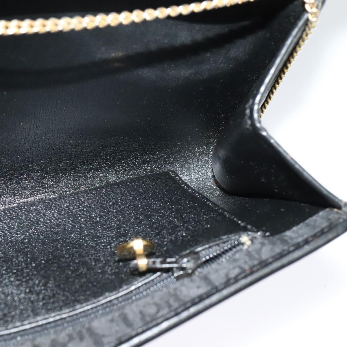 Christian Dior Vintage Trotter Flap Canvas Black Canvas Shoulder Bag Bag (Pre-Owned)