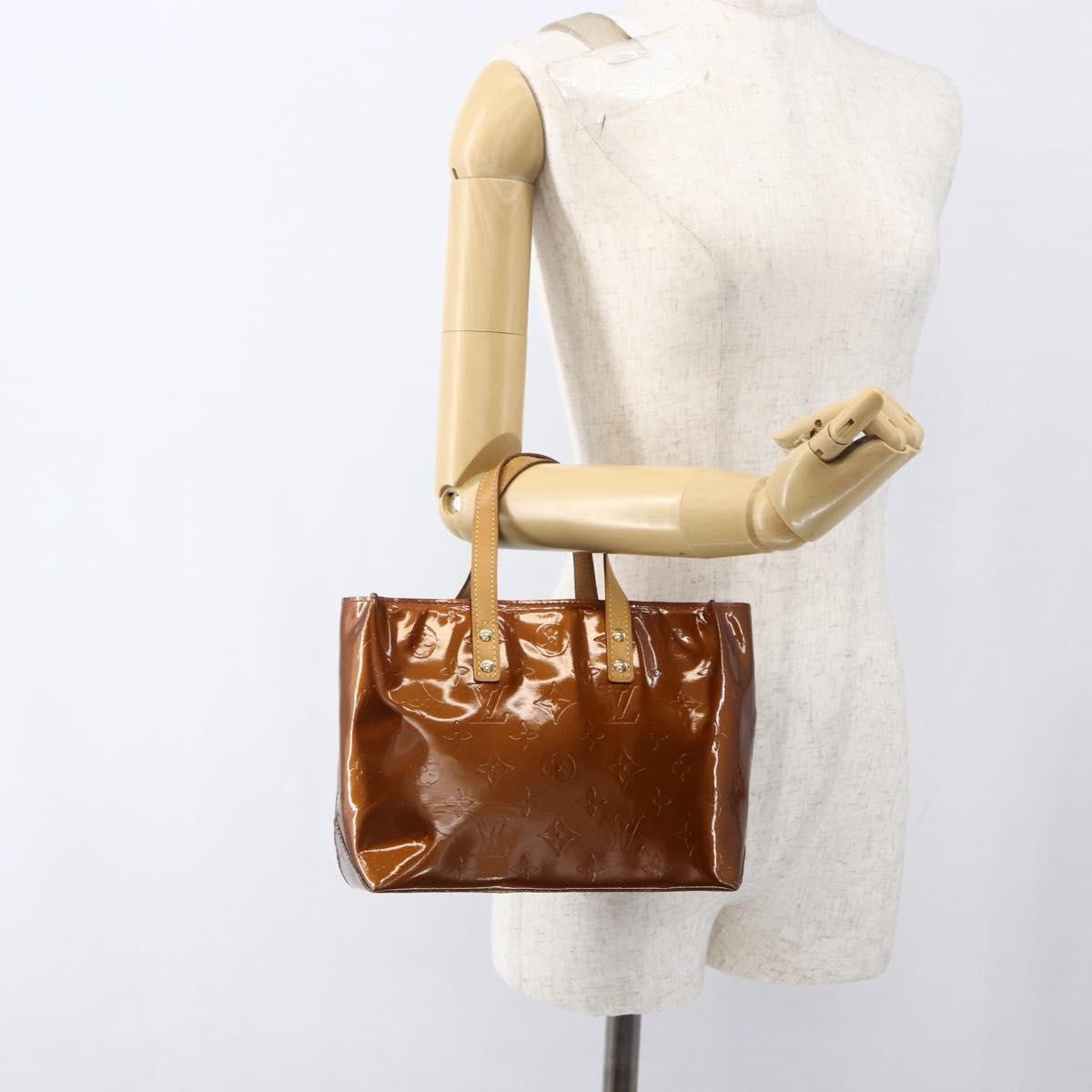 Louis Vuitton Reade Monogram Vernis Brown Patent_Leather Handbag (Pre-Owned)