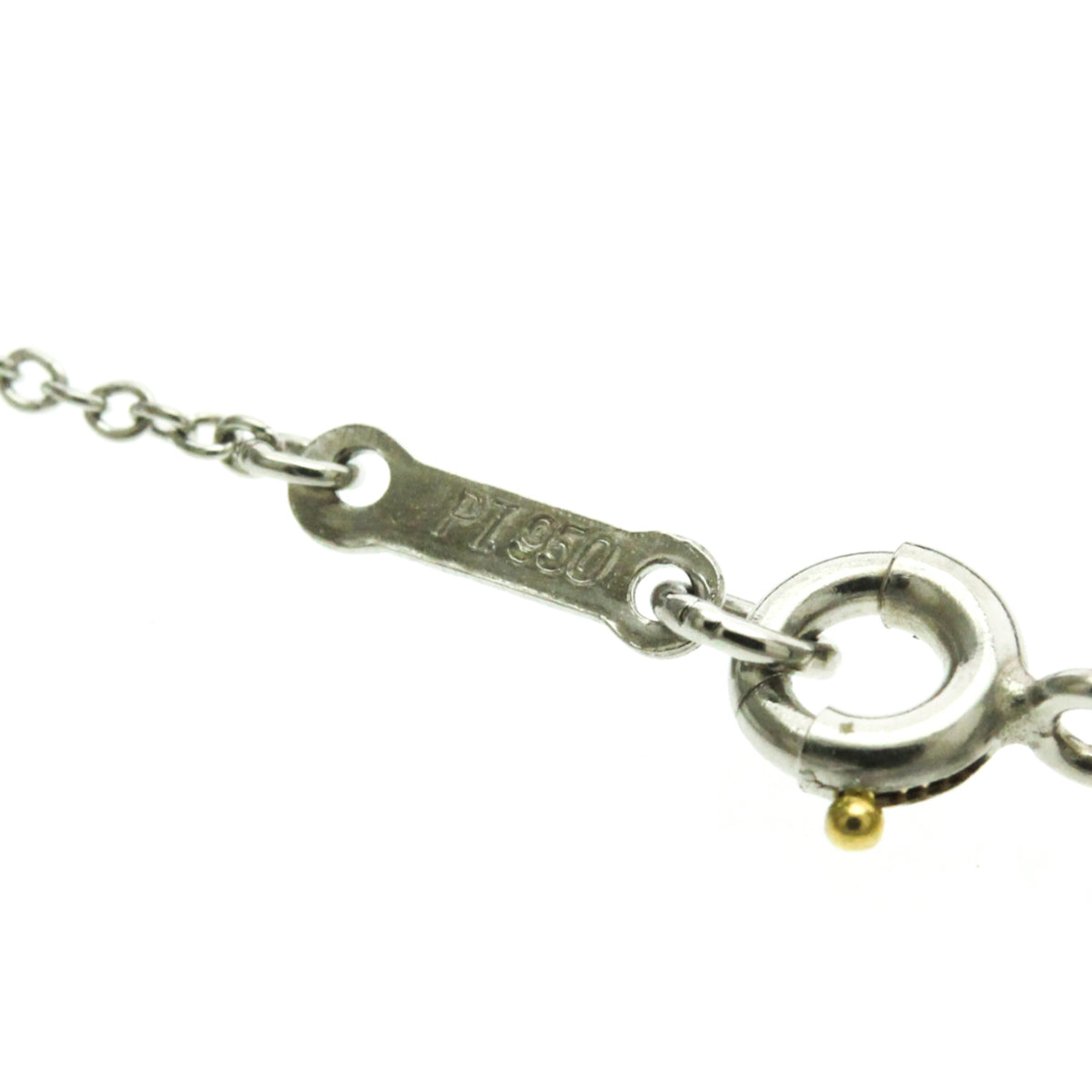 Tiffany & Co. Elsa Peretti Open Heart Pendant Platinum Silver Platinum Necklace Jewelry (Pre-Owned)