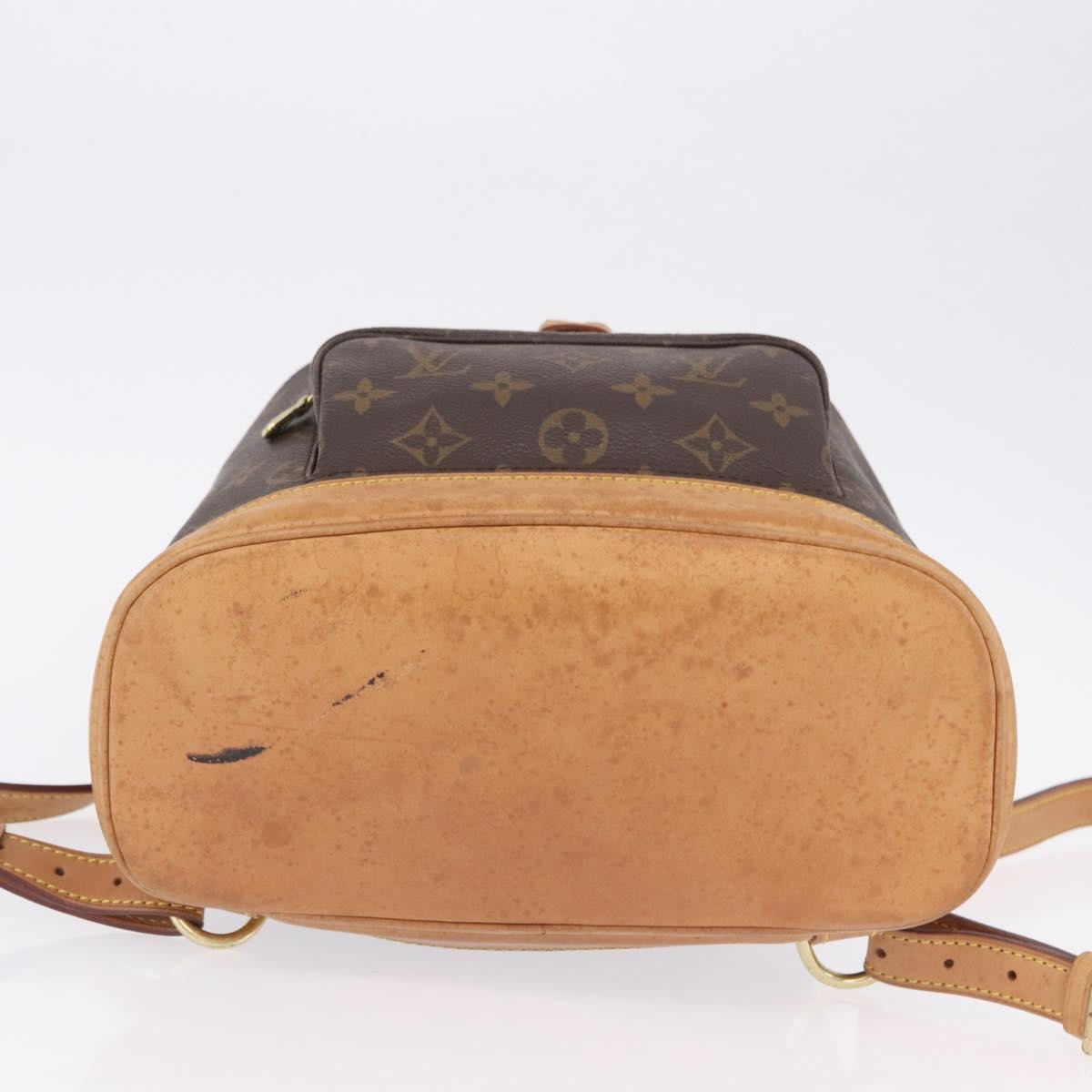 Louis Vuitton Vintage Montsouris Monogram Canvas Brown Canvas Backpack Bag (Pre-Owned)