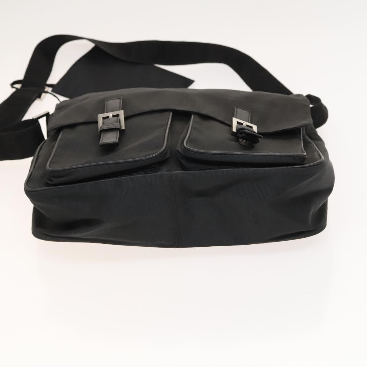 Fendi Vintage Nylon Black Nylon Shoulder Bag Bag (Pre-Owned)