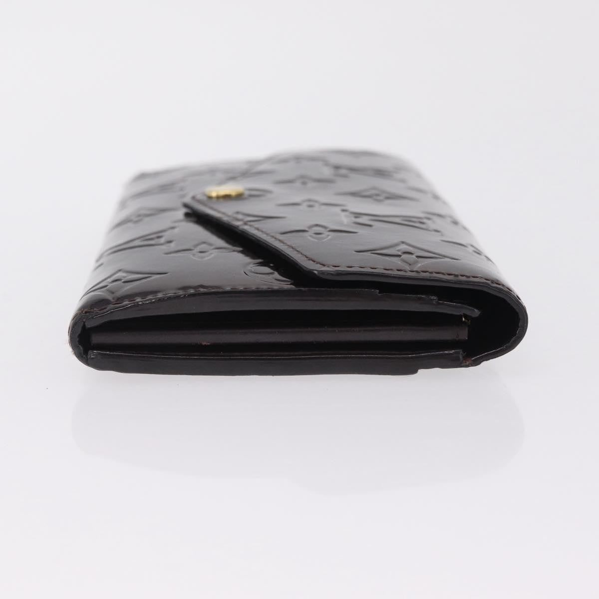Louis Vuitton Sarah Wallet Nm Monogram Vernis Burgundy Patent_Leather Wallets Accessory (Pre-Owned)