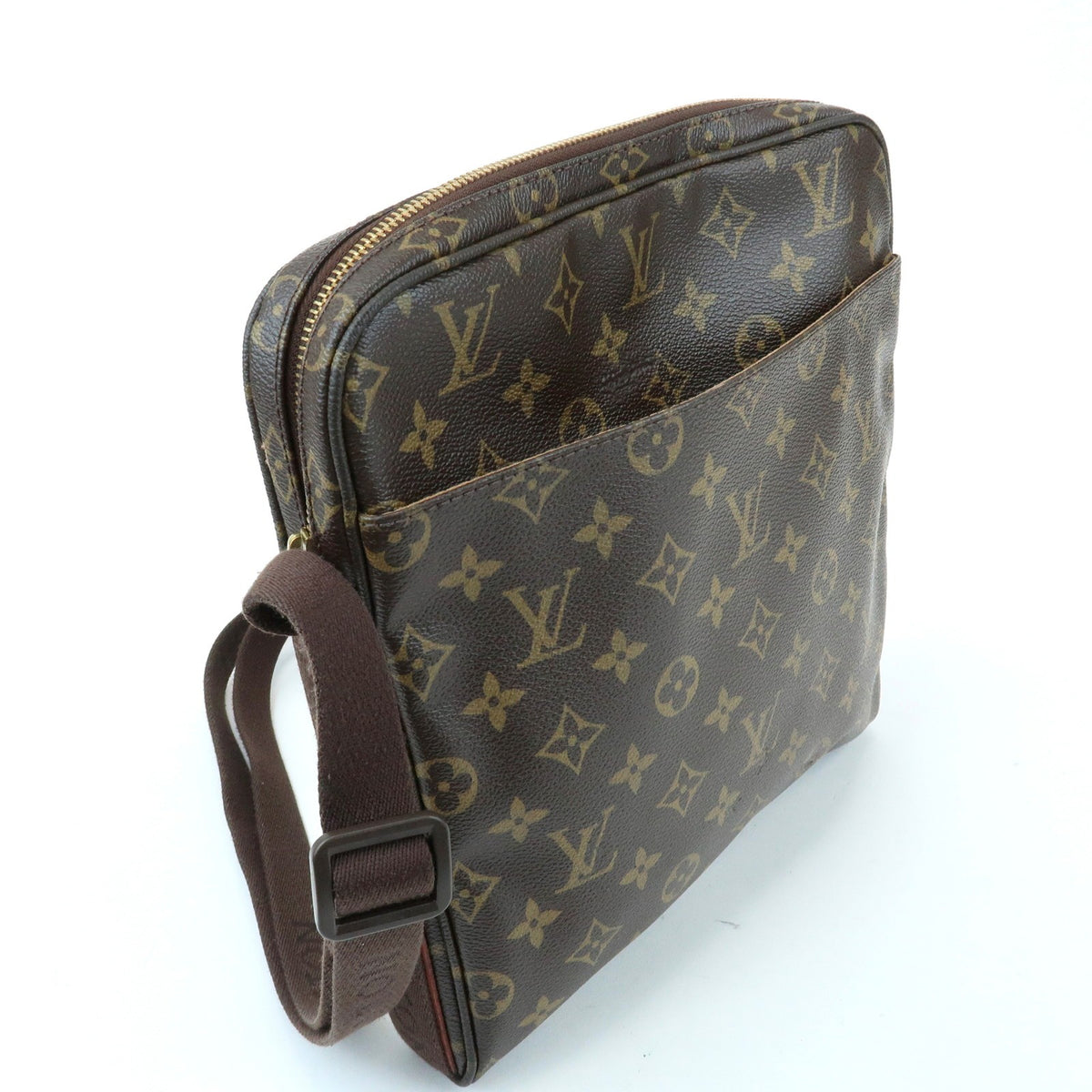 Louis Vuitton Trotteur Beaubourg Monogram Canvas Brown Canvas Handbag (Pre-Owned)