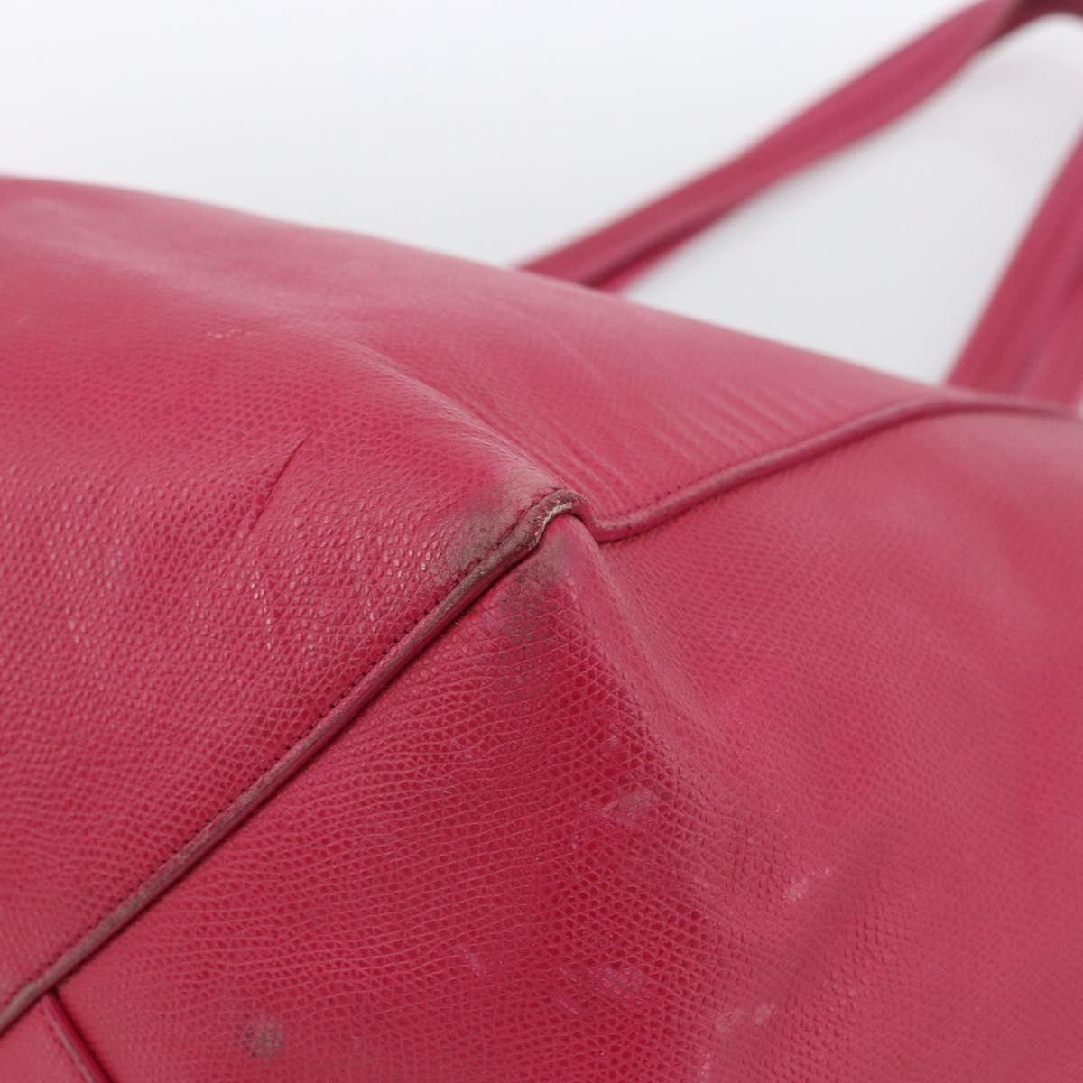 Celine Phantom Cabas Leather With Shearling Pink Leather Tote Bag Bag (Pre-Owned)