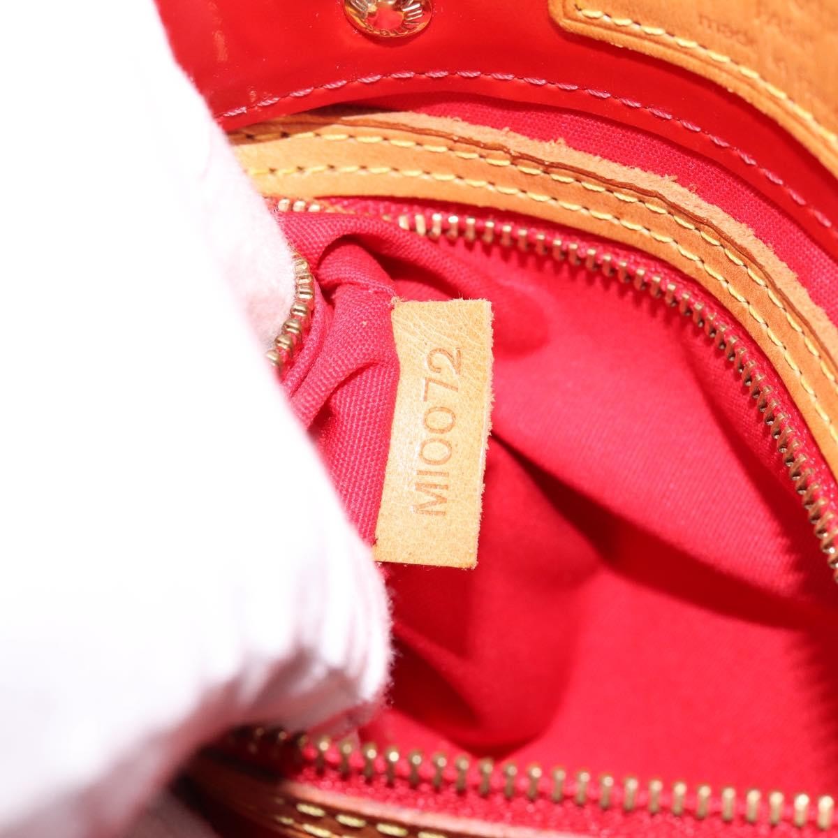 Louis Vuitton Reade Monogram Vernis Red Patent_Leather Handbag (Pre-Owned)