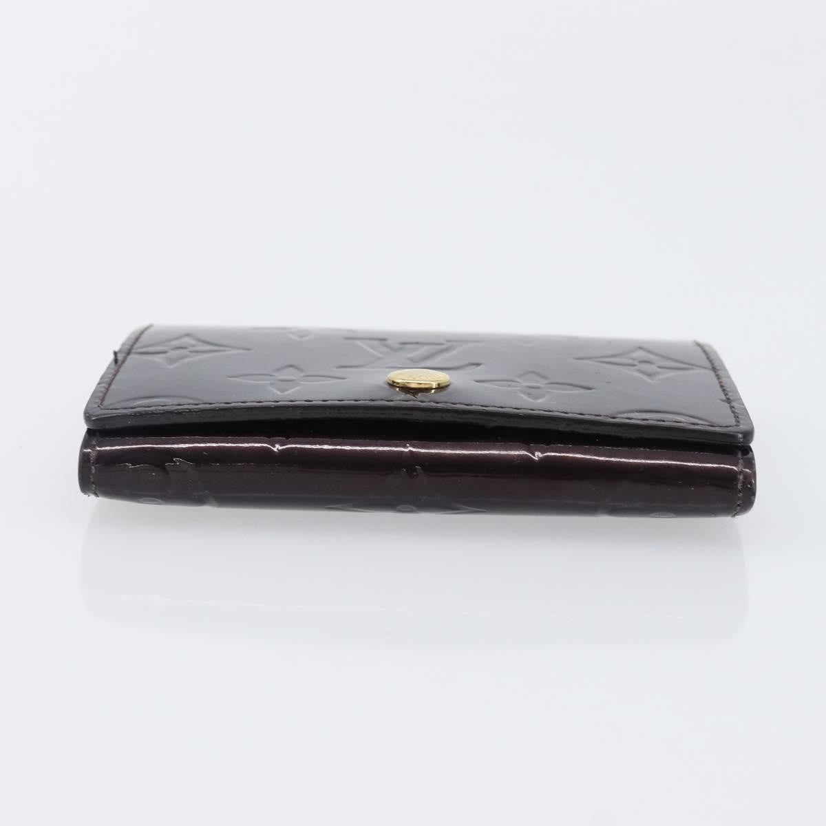 Louis Vuitton Elise Monogram Vernis Burgundy Patent_Leather Wallets Accessory (Pre-Owned)