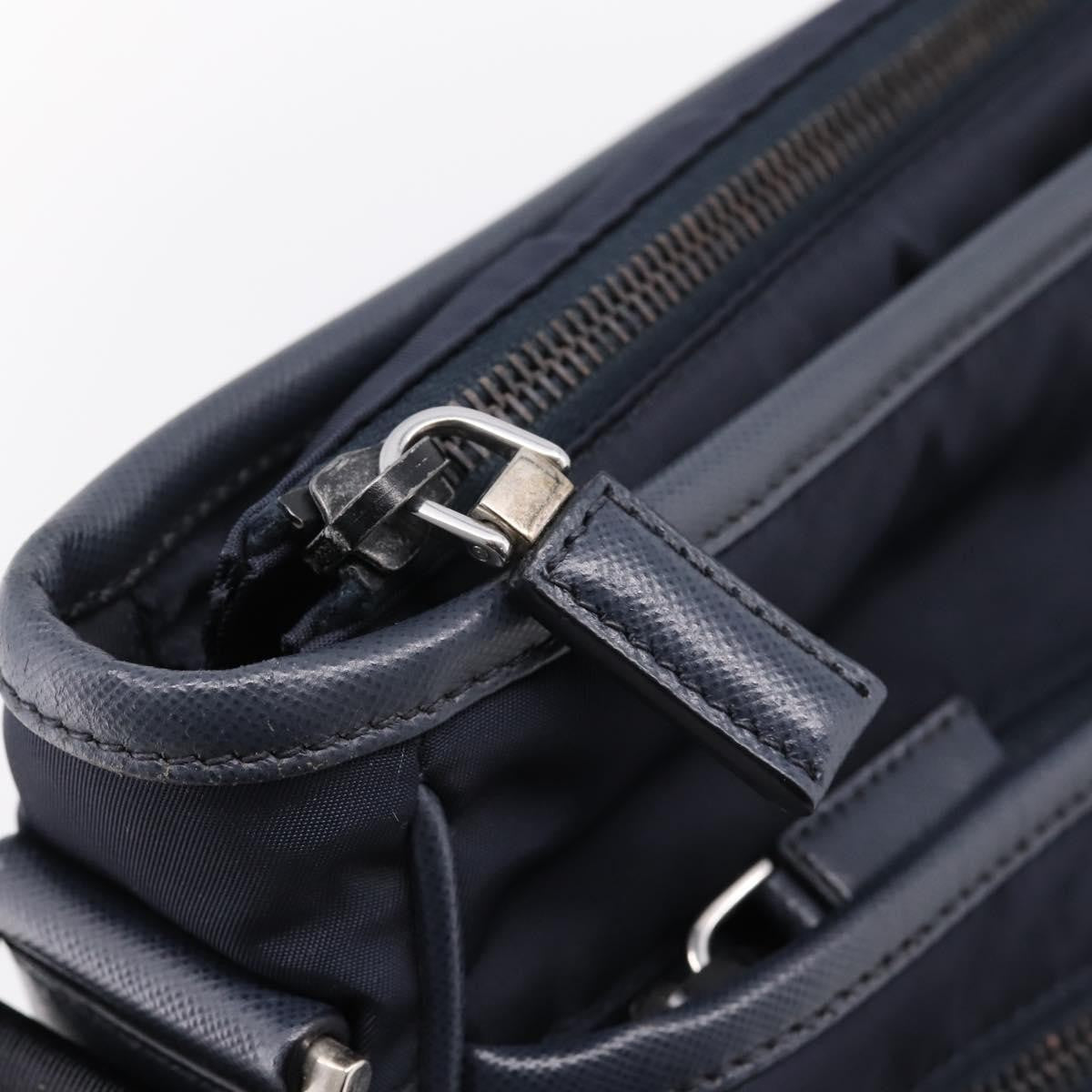 Prada Shoulder Tessuto Navy Nylon Shoulder Bag Bag (Pre-Owned)