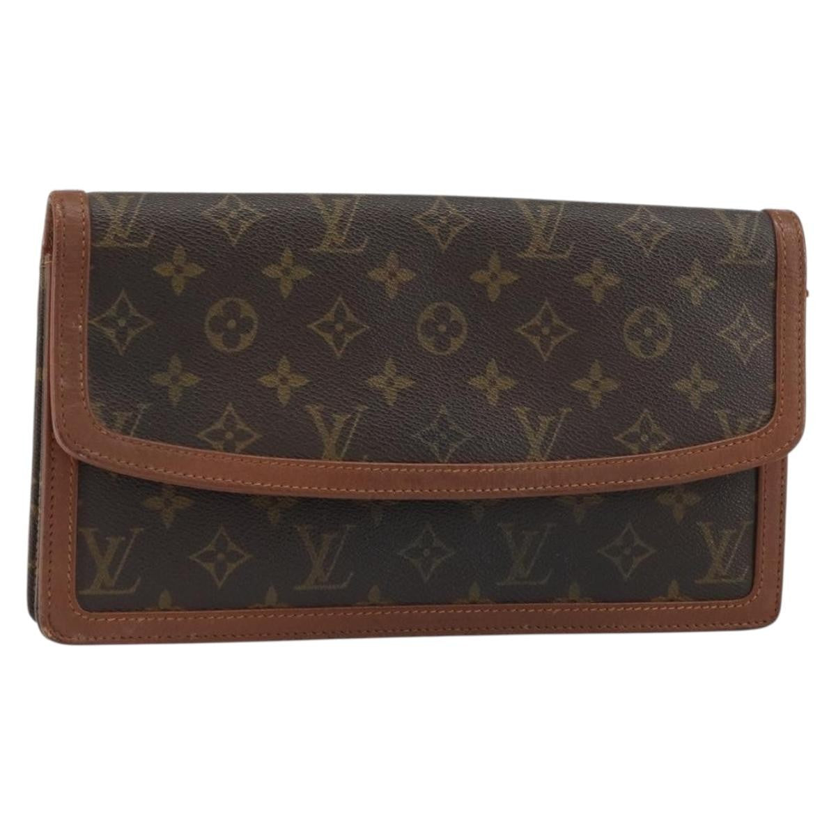 Louis Vuitton Dame Pochette Monogram Canvas Brown Canvas Clutche & Pouche Bag (Pre-Owned)