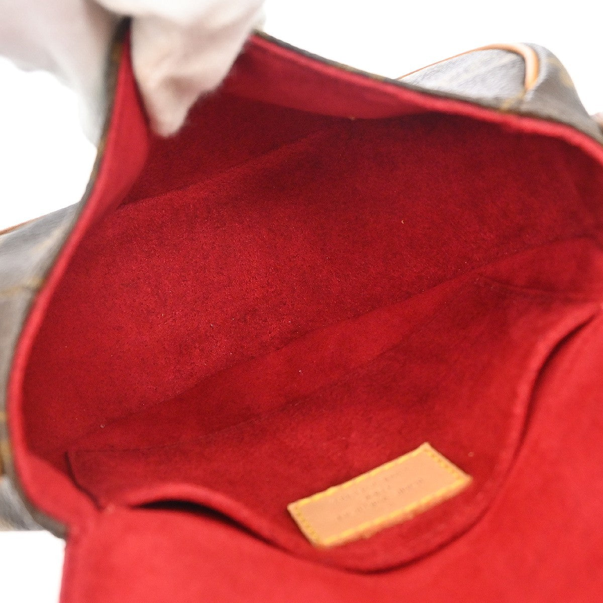 Louis Vuitton Tambourine Monogram Canvas Brown Canvas Shoulder Bag Bag (Pre-Owned)