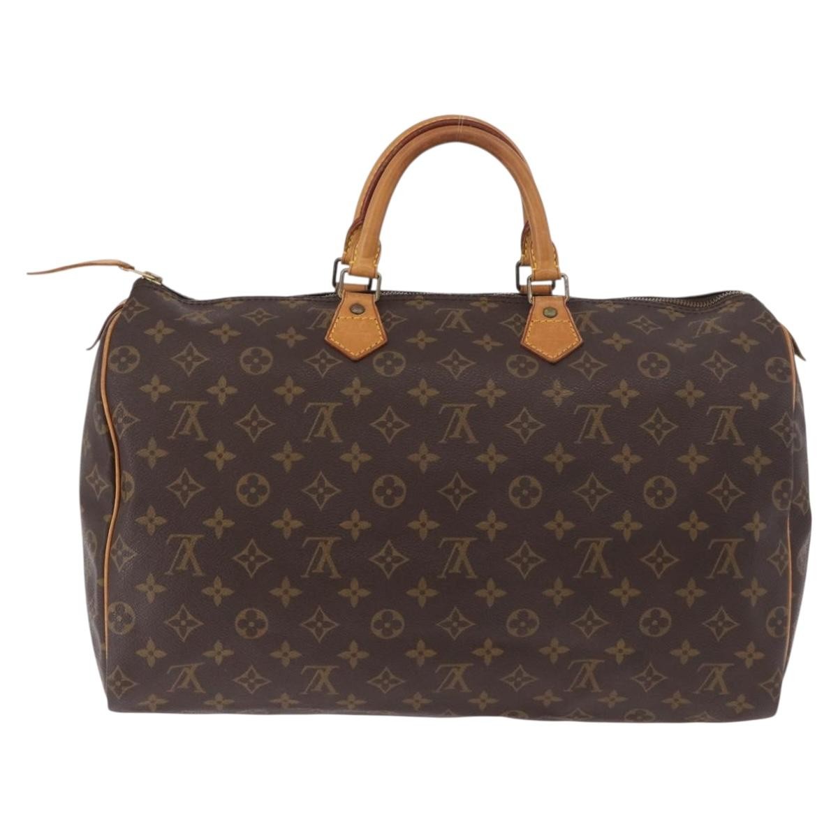 Louis Vuitton Speedy Monogram Canvas Brown Canvas Handbag (Pre-Owned)