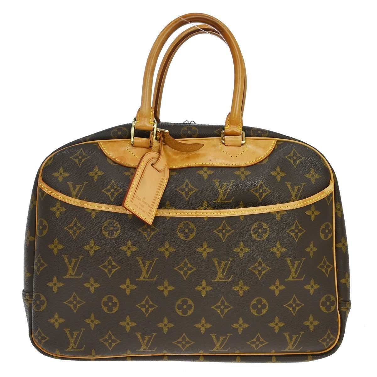 Louis Vuitton Deauville Monogram Canvas Brown Canvas Handbag (Pre-Owned)