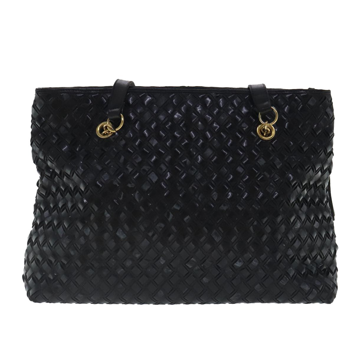 Bally Vintage Patent Leather Black Patent_Leather Crossbody Bag Bag (Pre-Owned)