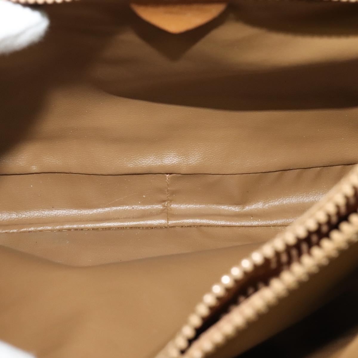 Celine Vintage Macadam Canvas Beige Canvas Bag (Pre-Owned)
