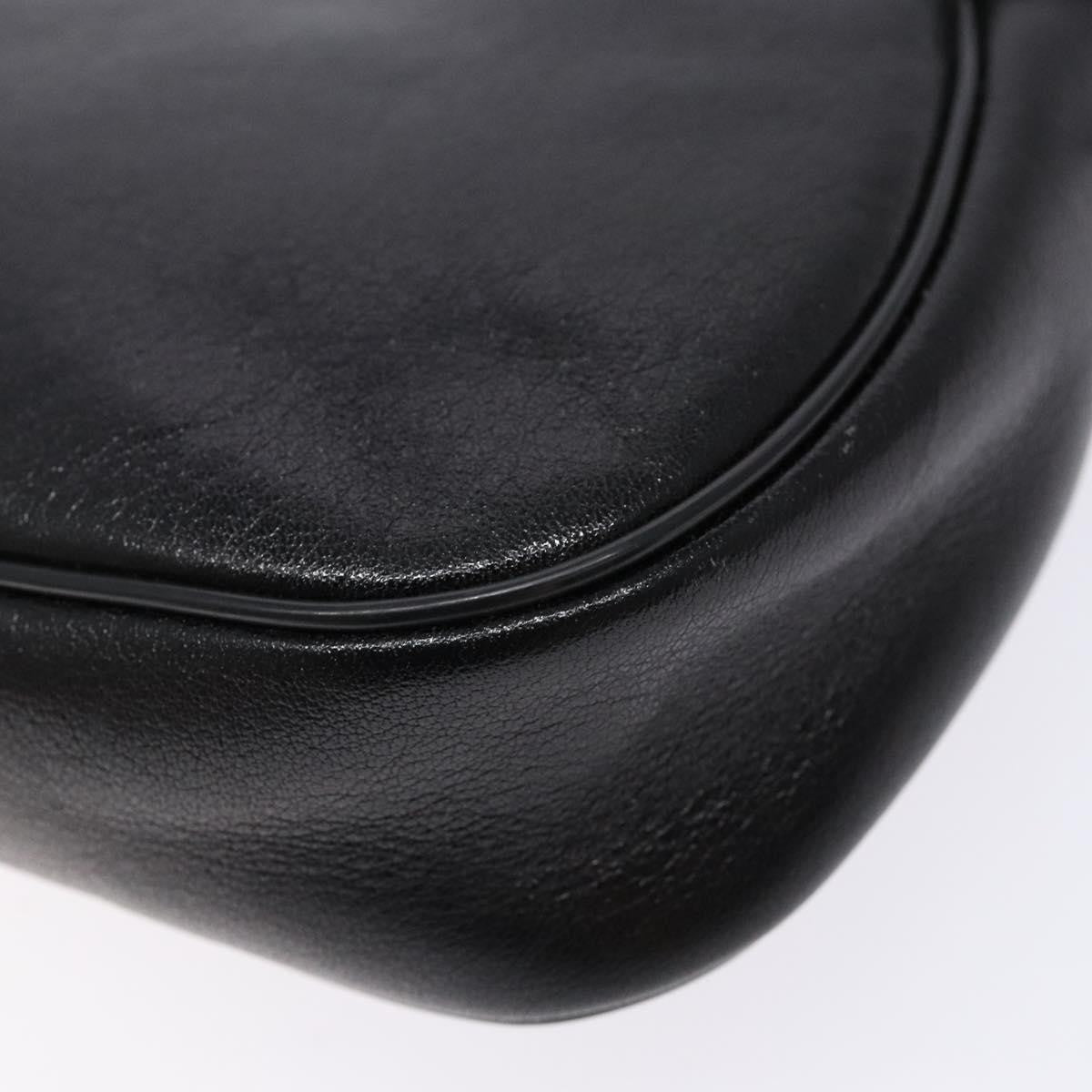 Givenchy Vintage 4G Leather Black Leather Shoulder Bag Bag (Pre-Owned)