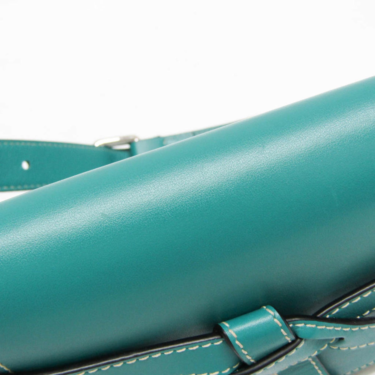 Loewe Gate Belt Leather Blue Leather Shoulder Bag Bag (Pre-Owned)