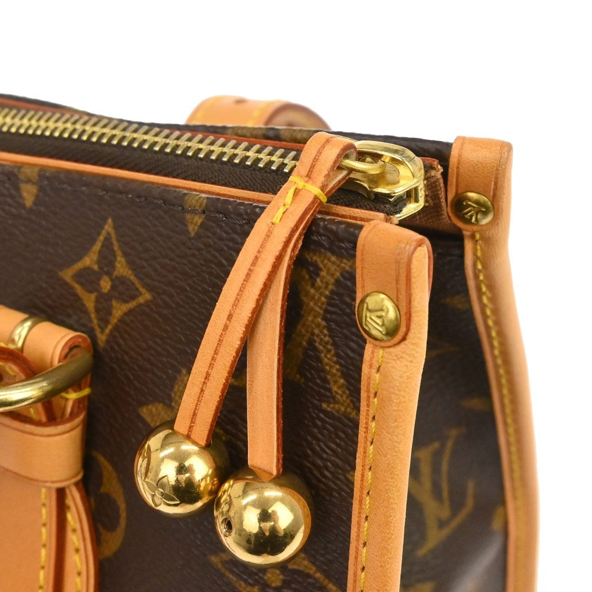 Louis Vuitton Popincourt Tote Monogram Canvas Brown Canvas Tote Bag Bag (Pre-Owned)